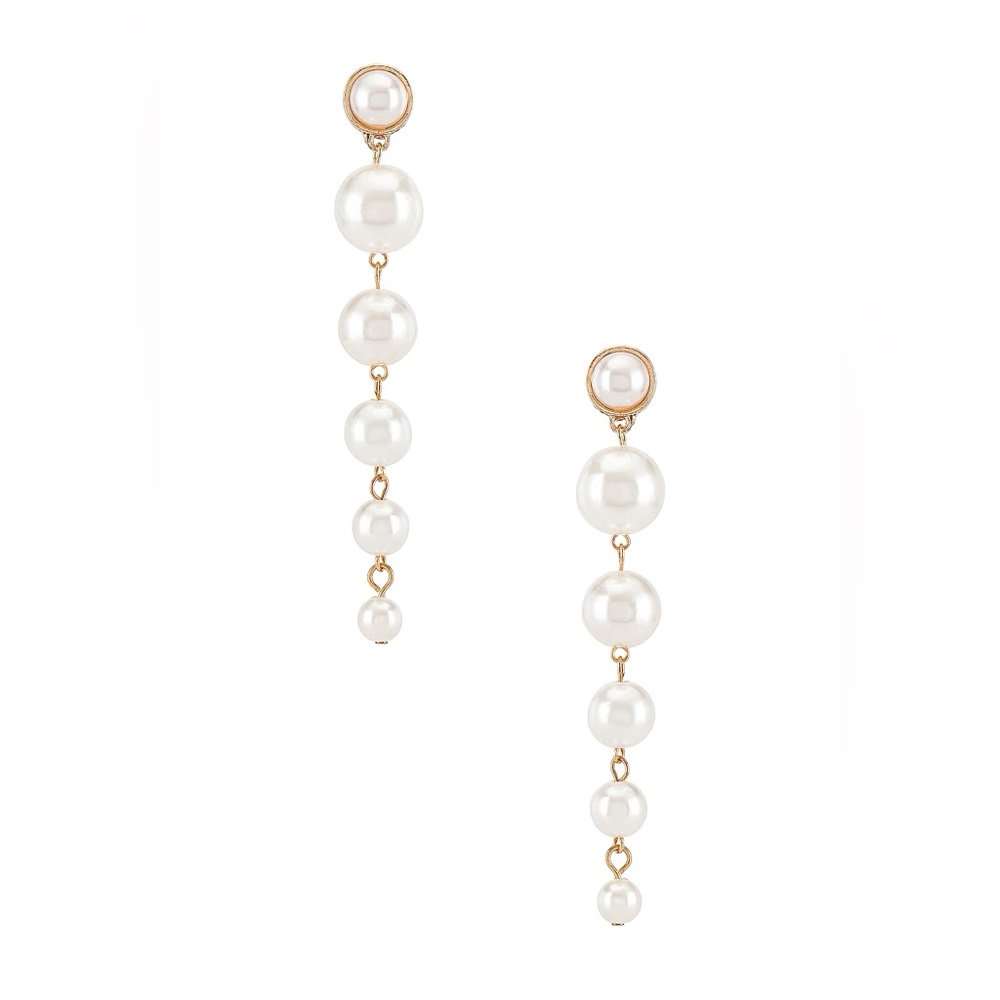 ✨3for$38  New Revolve Pearl Drop Earrings - Picture 2 of 13